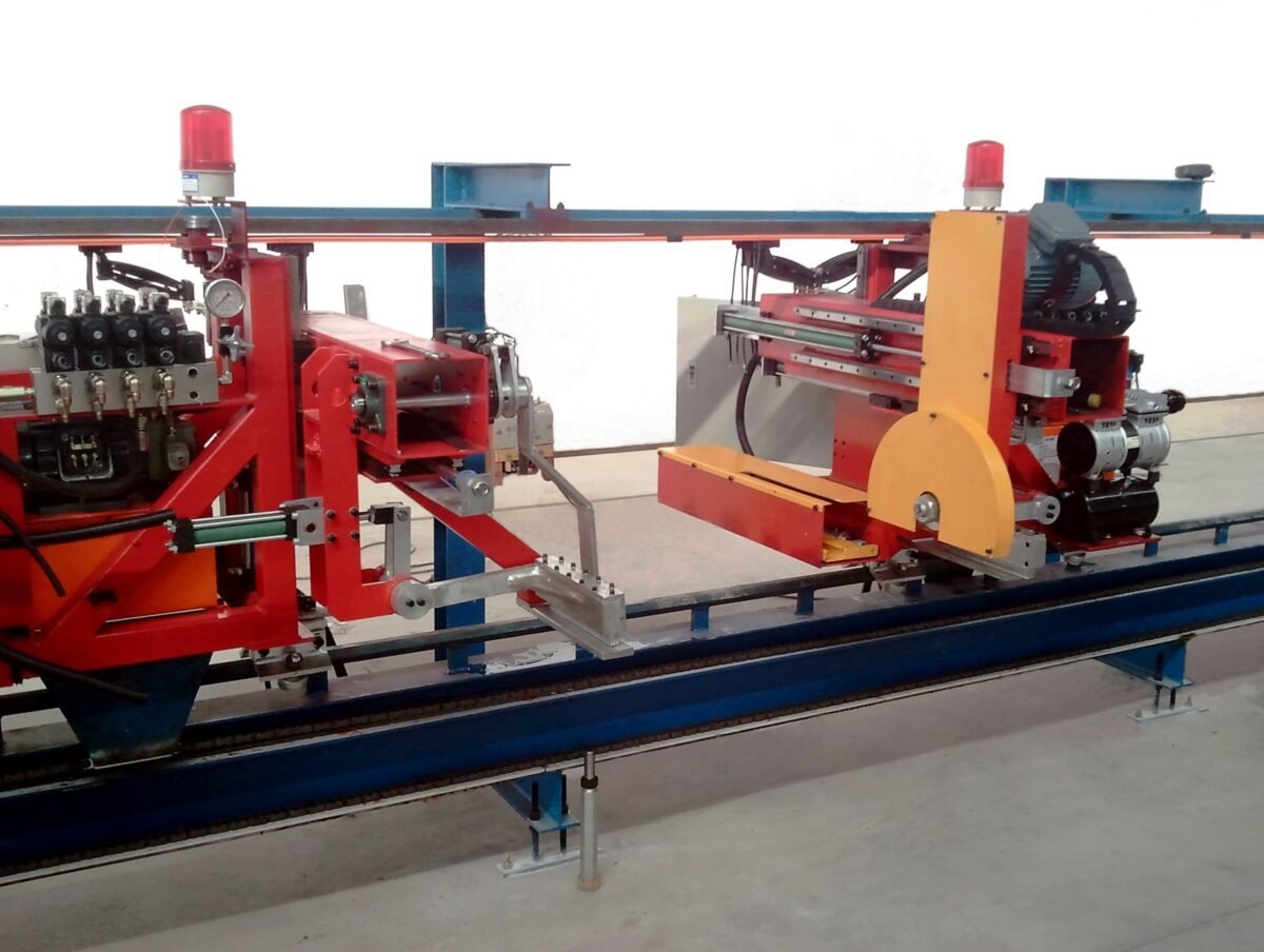 Puller Work Aluminum profile double puller high effeciency work description.